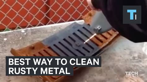 how to clean a rusted steel cabinet|how to remove rust from metal furniture.